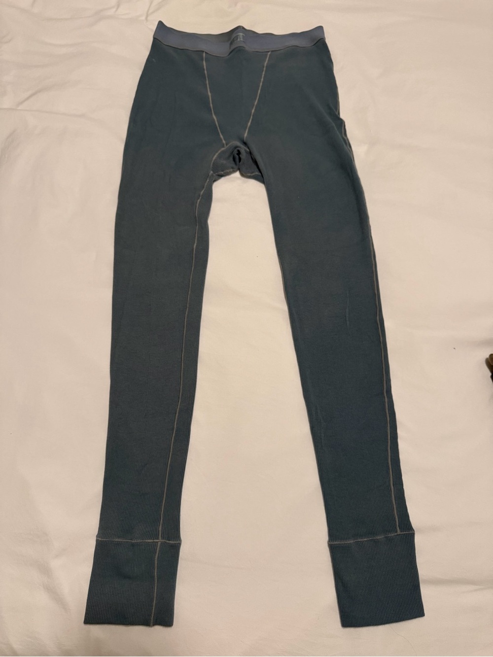 SKIMS cotton rib leggings in Kyanite